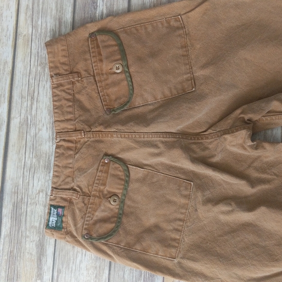 VTG SafTbak Duck Canvas Hunting Work Pants - Picture 3 of 8